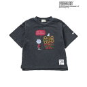 F.O.KIDS(エフ・オー・キッズ) Kid's PEANUTSコラボ ガーメントダイ Tシャツ キッズ 120cm チャコール R207094