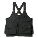 スノーピーク(snow peak) 【24春夏】TAKIBI Weather Cloth Vest L Black JK-24SU10204BK