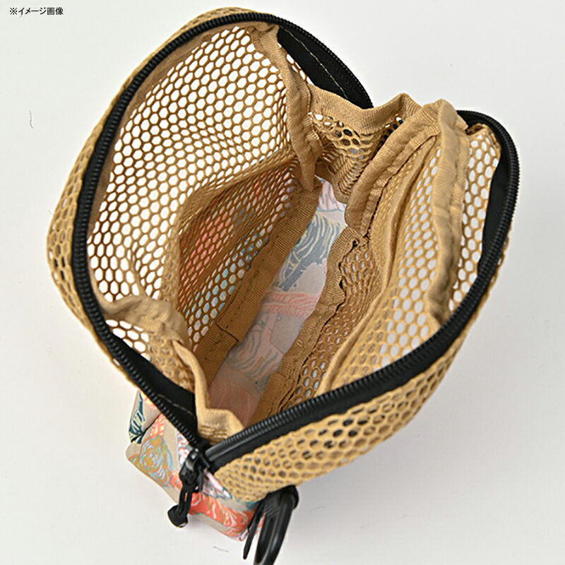 キウ(KiU) 【24春夏】TRAVEL MESH SQUARE POUCH フリー ノスタルジアBK K369 3