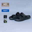 MEI(C) y24tāzW TAPE SANDAL(We[vT_) L BLACK MEI-SHM-241021