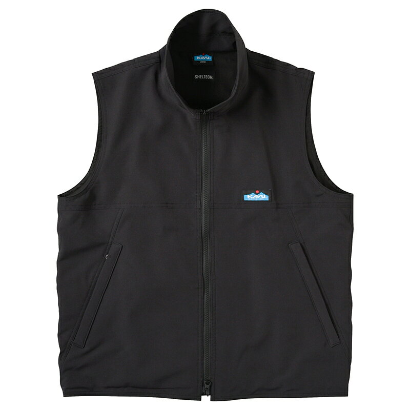 KAVU(カブー) SHELTECH Vest(シェルテックベスト) L ブラック 19821622001007
