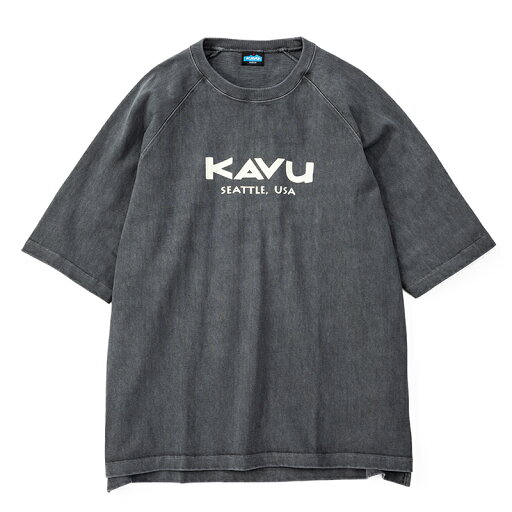 KAVU(カブー) ヘヴィー ウェイト ティー L ブラック 19821807001007 KAVU(カブー) ヘヴィー ウェイト ティー L ブラック 19821807001007