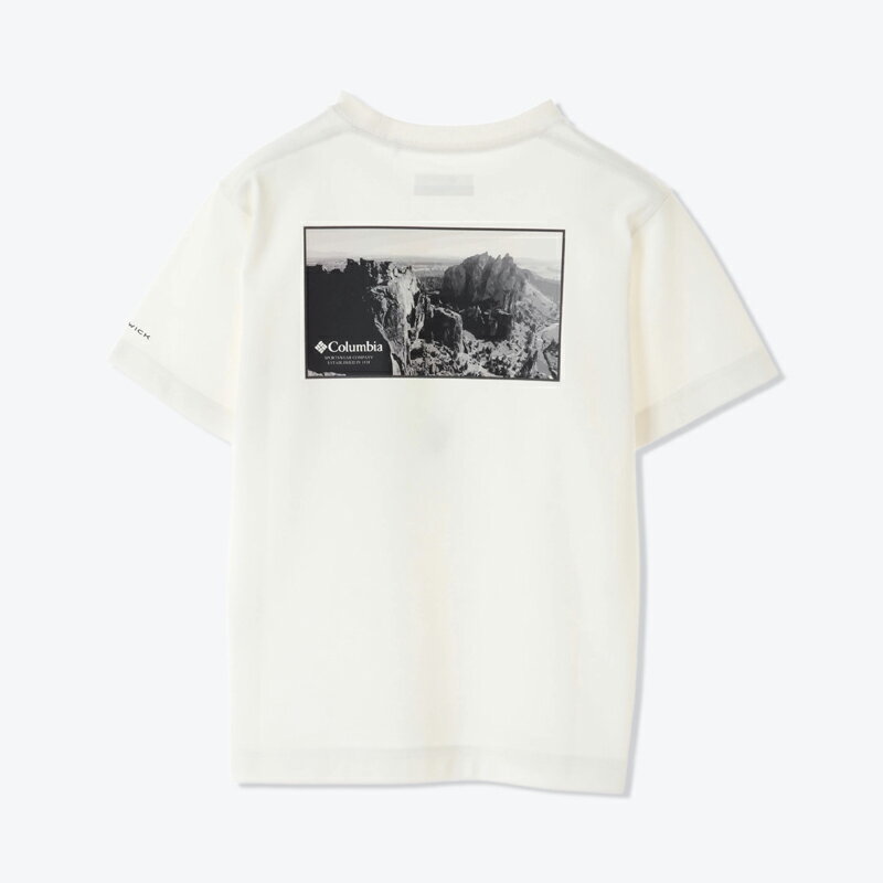 Columbia(コロンビア) 【24春夏】Youth ミラーズ クレスト グラフィック ショートスリーブ Tシャツ ユース M 125(Sea Salt) PY0175