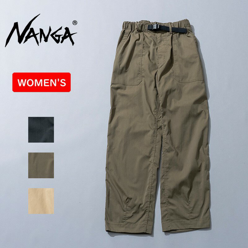 楽天ナチュラム キャンプ専門店ナンガ（NANGA） 【24春夏】Women's HINOC RIPSTOP FIELD PANTS ウィメンズ WM AMG NW2421-1I206-A