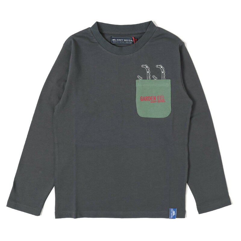 KRIFF MAYER(クリフメイヤー) 【24春夏】Kid's 楽LUCK TEE(チンアナゴ) キッズ 150 17(CHARCOAL) 2339306K