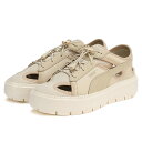 PUMA(v[}) y24tāzPLATFORM TRACE LITE MULES MU/EBY Xj[J[ 24.5cm PUTTY-FROSTED 399153