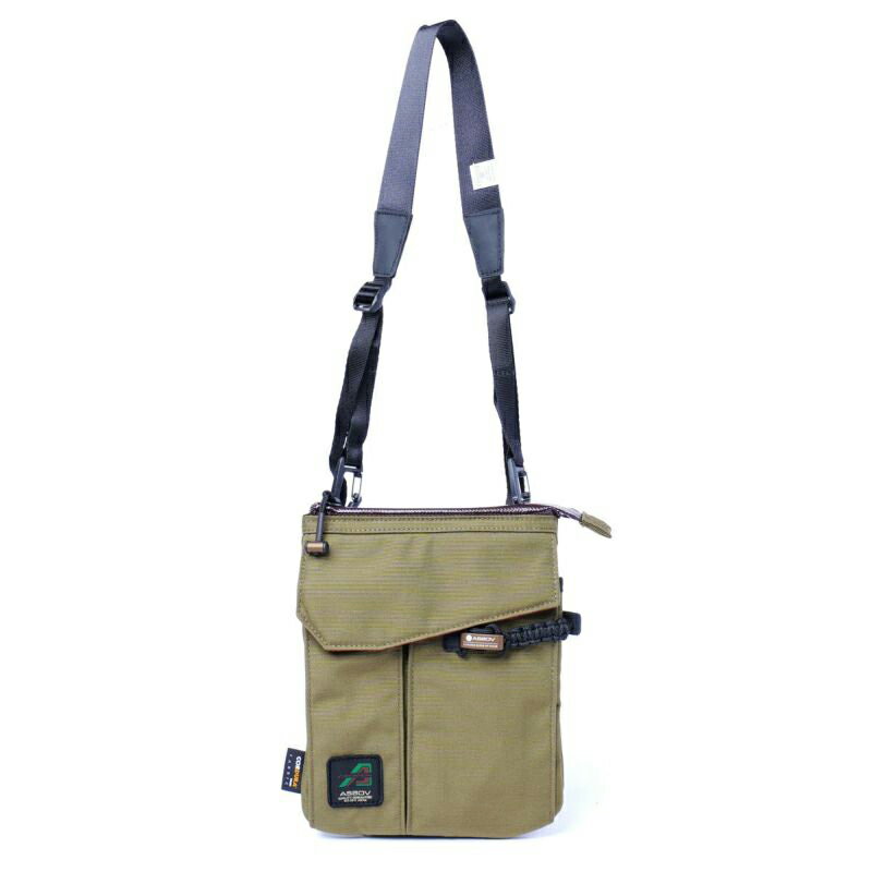 AS2OV(アッソブ) 【24春夏】CORDURA FINETEX SACOCHE ONE SIZE KHAKI 152319-65