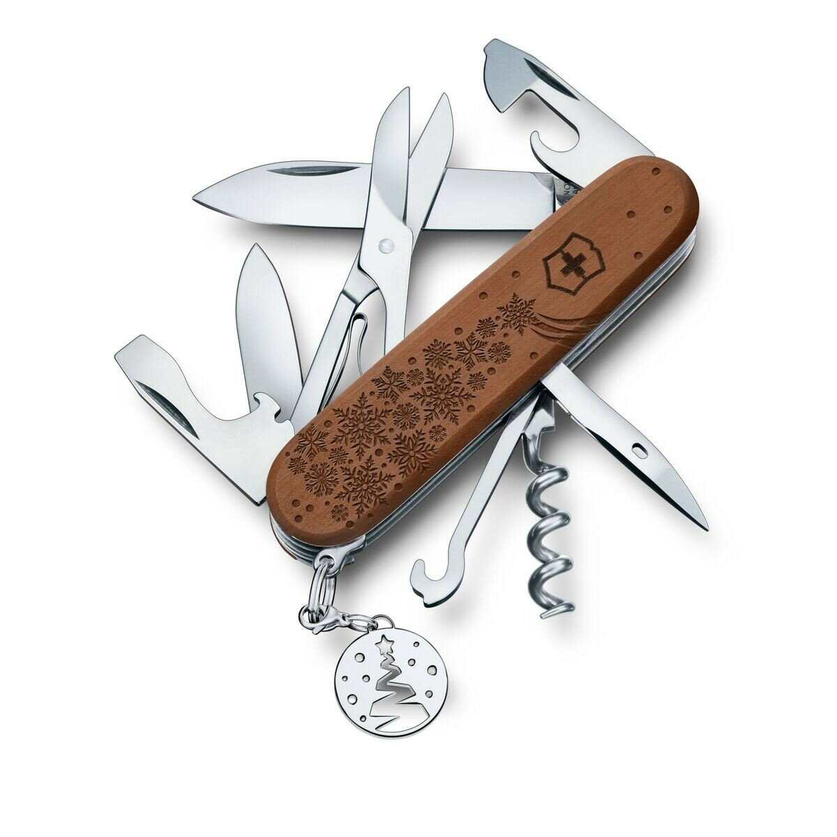 【予約：11月中旬】 VICTORINOX(ビクトリノックス) 【限定販売】クライマーウッド ウィンターマジック LE2025【国内正規品】 91mm ウッド 1.3701.63E1