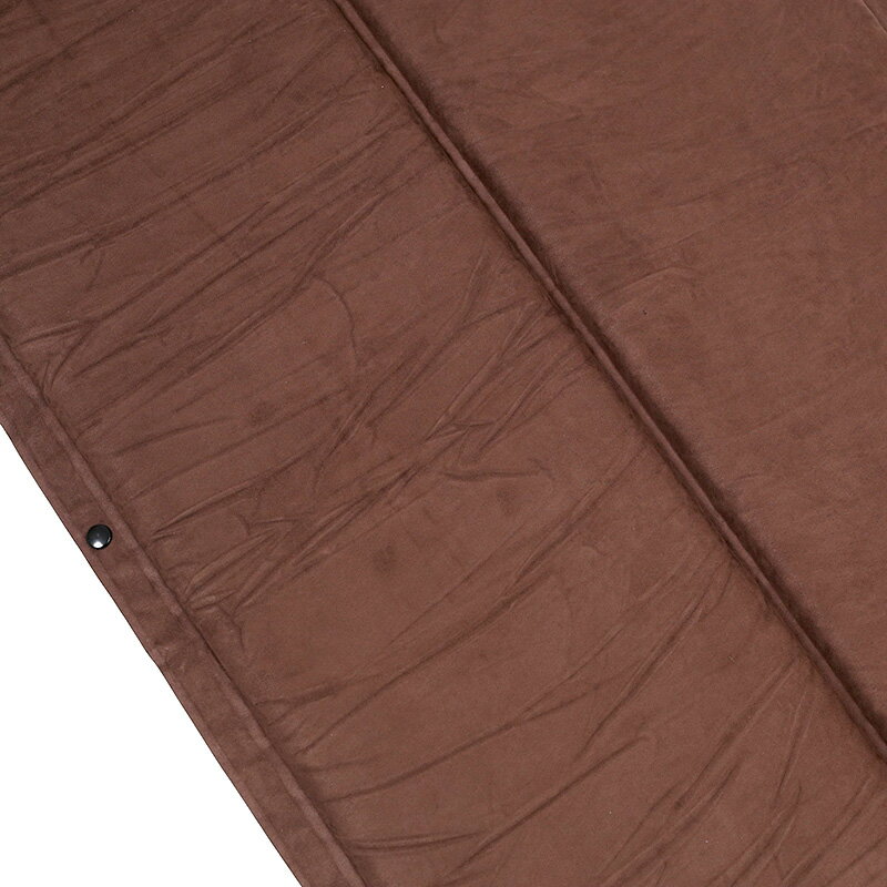 Hilander(ハイランダー) スエードインフレーターマット 2つ折り仕様(枕付きタイプ) 3.2cm シングル ブラウン UK-18通販格安セール情報 楽天 通販