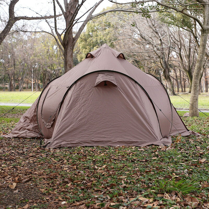 Hilander(ハイランダー) ポップワンポールテント フィンガル ソロ(インナー+グランドシート付き) ダークブラウン HCA0374通販格安セール情報　楽天　通販