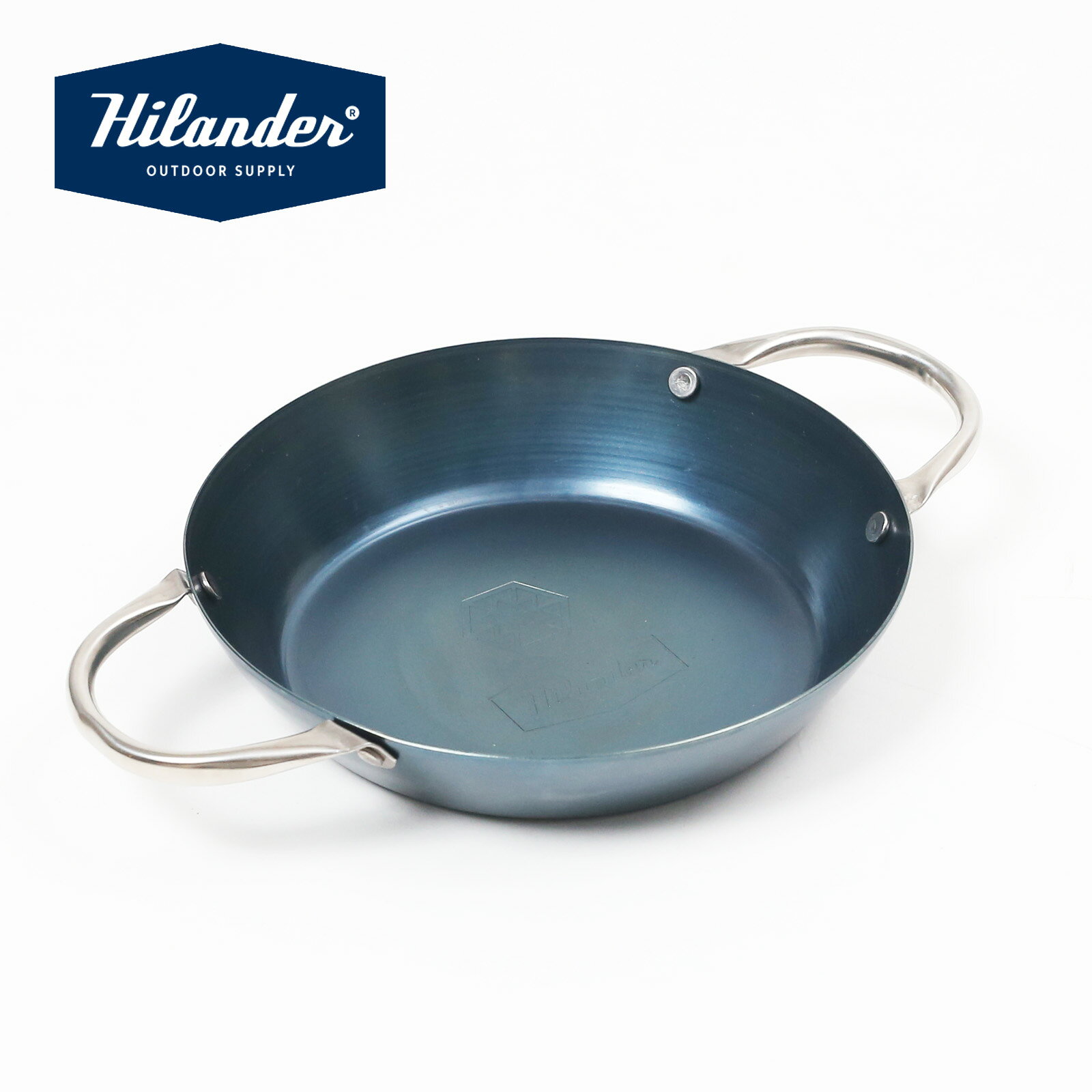 Hilander(ハイランダー) 六花スタッキングパン 焚き火 フライパン スタッキング コンパクト 鉄製 【一年保証】 16cm HCF-014F