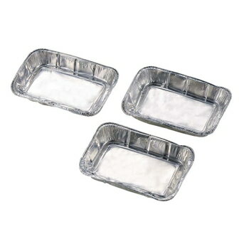 キャプテンスタッグ(CAPTAIN STAG) アルミ スモーク受皿 3枚組 19×14cm M-6527