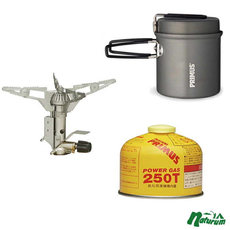 PRIMUS(プリムス) 153ウルトラバーナー+ライテックトレックケトル&パン+IP-250T ハイパワーガス P-153通販格安セール情報 楽天 通販