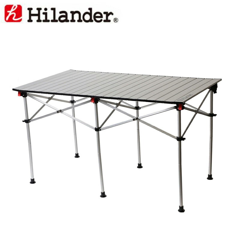 Hilander(ハイランダー) アルミロールテーブル 124×70cm HCA0192 大型便