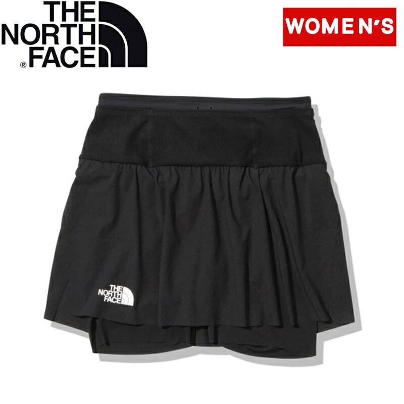 THE NORTH FACE(ザ・ノース・フェイス) 【24春夏】ENDURIS TRAIL SKIRT(エンデュリス トレイルスカート) ウィメンズ L ブラック(K) NBW42399