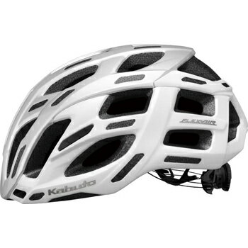 オージーケー カブト(OGK KABUTO) FLEX-AIR ヘルメット サイクル/自転車 XS/S マットホワイトシルバー(4)