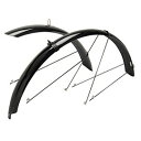 GIZA PRODUCTS(ギザプロダクツ) SW-FE-115 フェンダー前後セット (ダボ留めタイプ) ブラック GDS02500