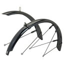 GIZA PRODUCTS(ギザプロダクツ) SW-816 フェンダー前後セット (ダボ留めタイプ) ブラック GDS03100