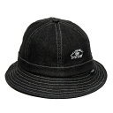 POLeR(ポーラー) WASHED BELL HAT ONE SIZE BLACK DENIM 241MCV0257-BLK(4)