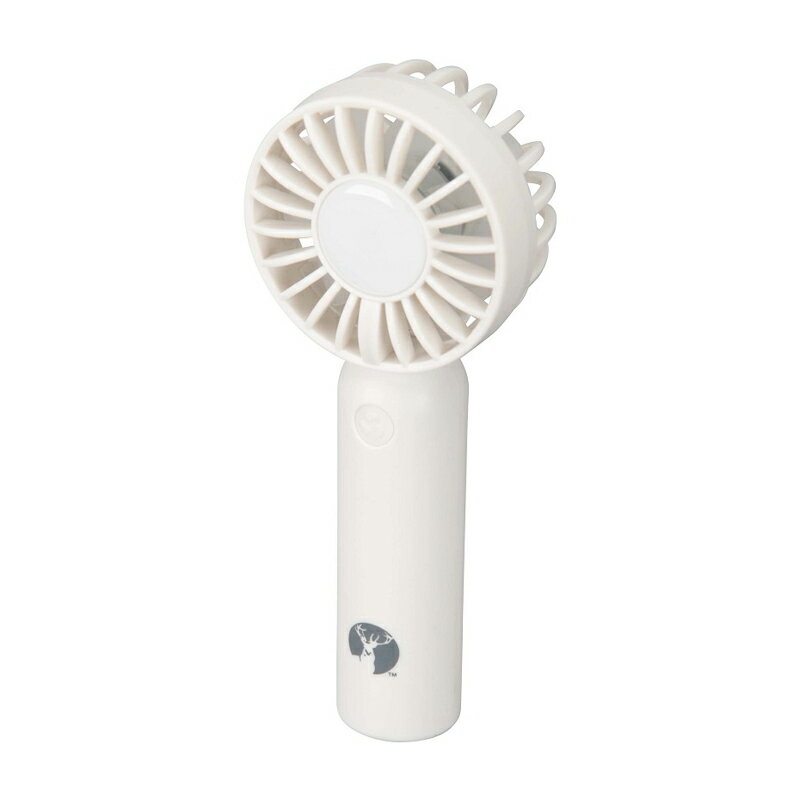 キャプテンスタッグ(CAPTAIN STAG) コンパクト2枚羽ハンディファン ホワイト ホワイト UW-4513