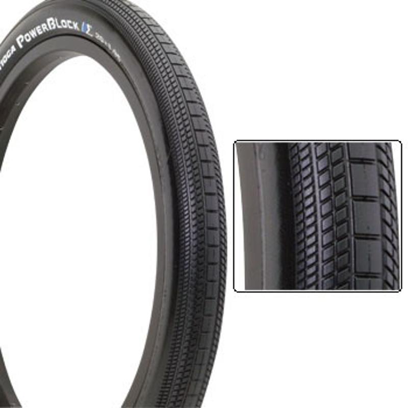 TIOGA(タイオガ) 【2本セット】パワーブロック タイヤ(ベール) 20×1.3/8 ブラック(ETRTO:34-451) TIR19..