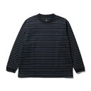 スノーピーク(snow peak) Heavy Cotton Border LS T SW-24AU201 全2色 全2サイズ(4)