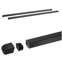 INNO(イノー) INB137BK スクエアバーセット 2本入り 137CM ブラック INB137BK