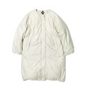 ナンガ(NANGA) ノーカラー ダウン コート 全2色 全2サイズ