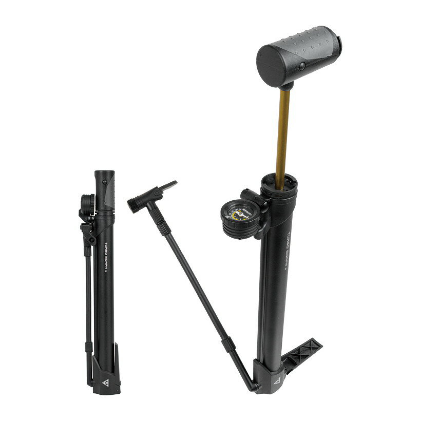 TOPEAK(トピーク) ターボ モーフ G 空気入れ ポンプ サイクル/自転車 ブラック PPM13800