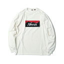 ナンガ(NANGA) エコハイブリッド ボックスロゴ ロングスリーブティー XL WHT N1EBWHH5