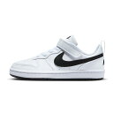 NIKE(ナイキ) コート ボロー LOW リクラフト PS 22.0cm (104)ホワイト/ブラック DV5457104