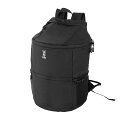 DOD(ディーオーディー) パッカブルカマボコリュック 22L ブラック BA038-BK