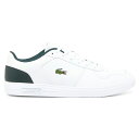 LACOSTE(ラコステ) T-BASE 224 1 SMA 9.5 WHT/DK GRN(1R5) 48SMA0114