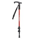 キャプテンスタッグ(CAPTAIN STAG) FB T型トレッキングポール3段type2レバーロック式 レッド UM-2335