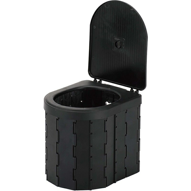 キャプテンスタッグ(CAPTAIN STAG) ポータブル簡易トイレ D型 ブラック UW-5035