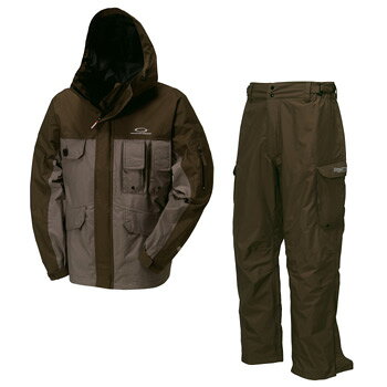 【値下げ商品】【オススメ品】バウオ(BAWO) BW－825　バウオテックス　レギュラーレインスーツ L ブラウン×グレー