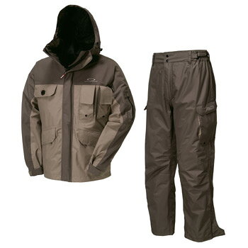 【値下げ商品】【オススメ品】バウオ(BAWO) BW－825　バウオテックス　レギュラーレインスーツ LL グレー×ベージュ