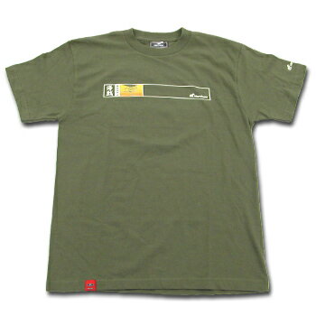 【値下げ商品】フリーノット(FREE KNOT) ハヤブサTシャツ－海戦 L カーキ