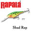 Rapala(ラパラ) シャッドラップ(Shad Rap) 70mm FT SR7-FT