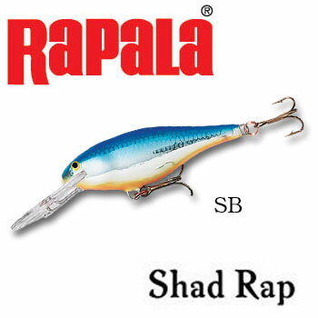 Rapala(ラパラ) シャッドラップ(Shad Rap) 全9色のサムネイル