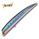 タックルハウス(TACKLE HOUSE) Tuned K-TEN リップレスミノー フローティング 120mm No.112 SH×イワシ×レッドベリー TKLM-120