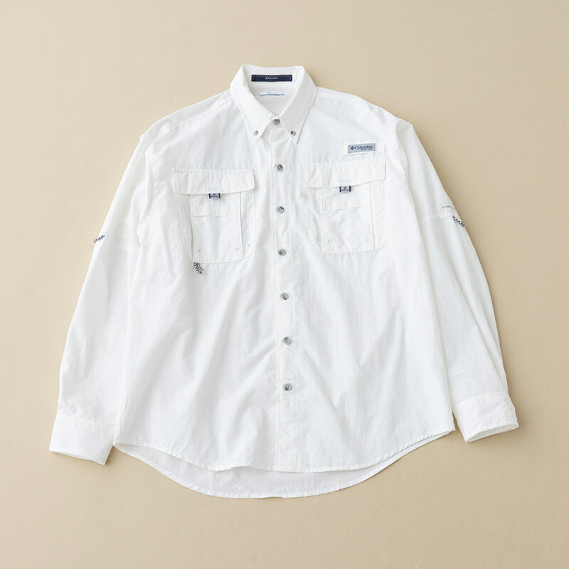 Columbia(コロンビア) 【24春夏】バハマ II ロングスリーブ シャツ メンズ L 100(White) FM7048