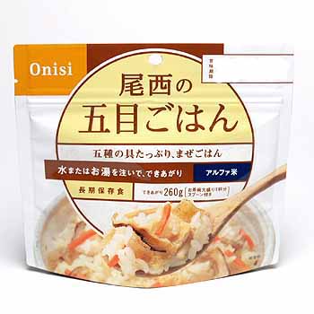 尾西食品 五目ご飯 100g 501-SE