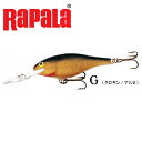 Rapala(ラパラ) シャッドラップ(Shad Rap) 70mm G(クロキン) SR7-G