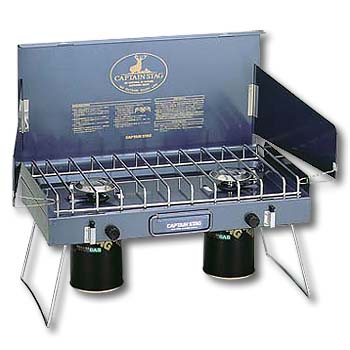 キャプテンスタッグ(CAPTAIN STAG) ステイジャーコンパクトガスツーバーナーコンロM M-8249