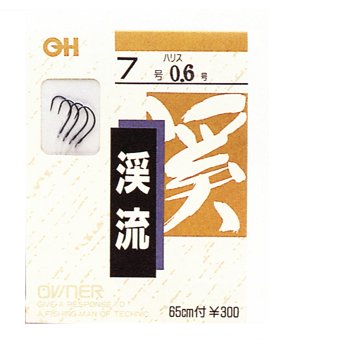 オーナー針 OH渓流(糸付) 8号-1 青 40175