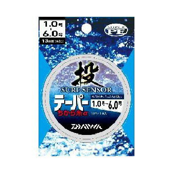 ダイワ(Daiwa) サーフセンサーテーパー力糸α 1-6 オレンジ 4630212