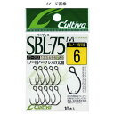 オーナー針 シングル75バーブレス(ミノー用) S-75BLM 2号 11626