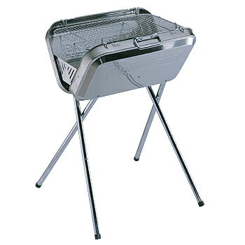 キャプテンスタッグ(CAPTAIN STAG) フラッグ ステンレスV型バーベキューコンロ 4-5人用 M-6490