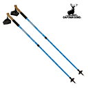 キャプテンスタッグ(CAPTAIN STAG) FEEL BOSCO トレッキングステッキ ベントグリップ (2段スライド式) 2本組 90〜120cm ブルー...